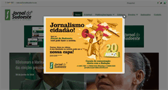 Desktop Screenshot of jornaldosudoeste.com