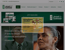 Tablet Screenshot of jornaldosudoeste.com